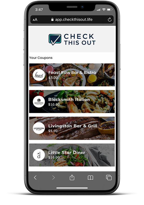 Mockup-Check-This-Out-Interface Example of check this out phone application